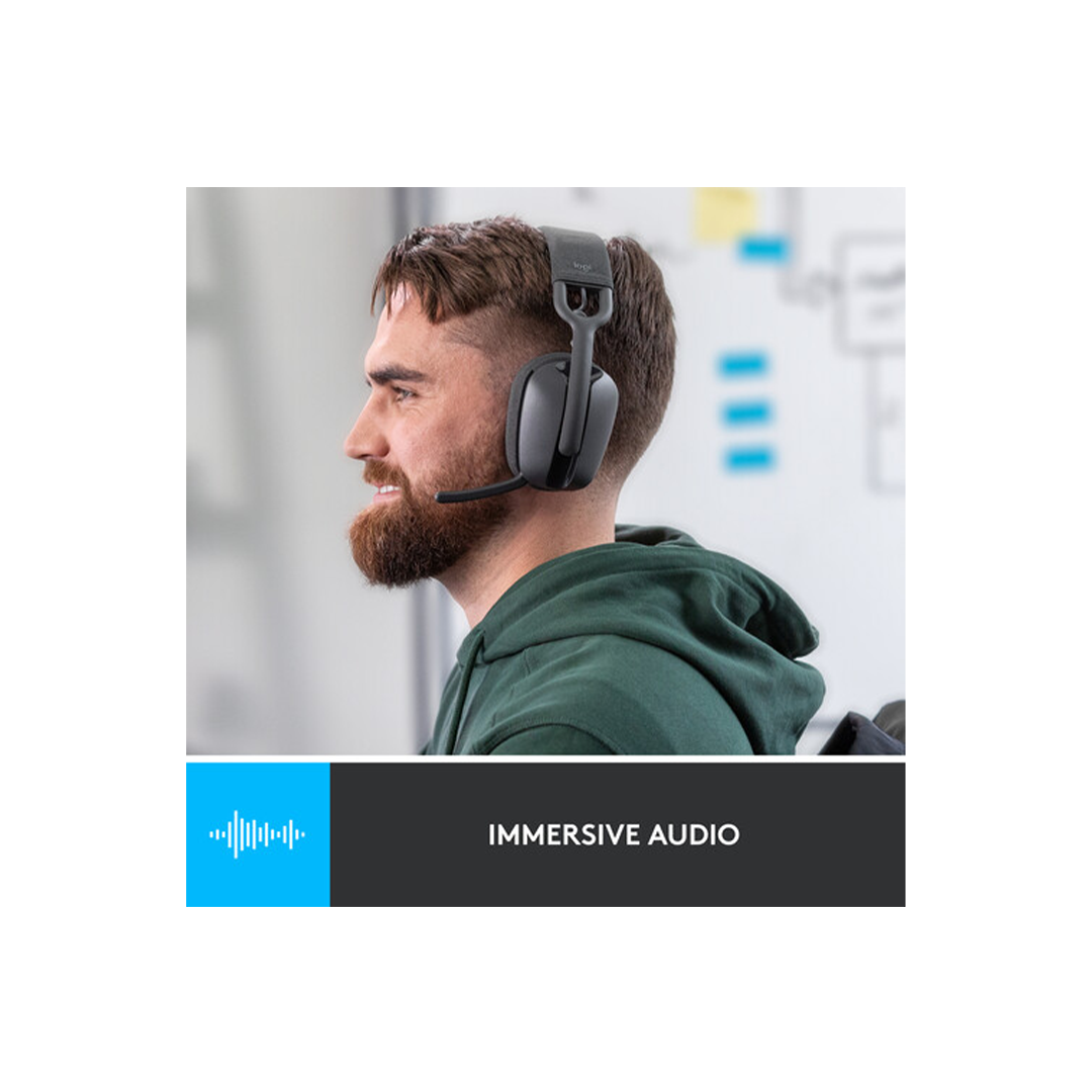 Logitech Zone Vibe 100 Wireless Headset - Graphite in Qatar Logitech Zone Vibe 100 Wireless Headset - Graphite in Qatar